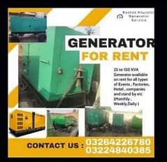 Generator on Rent