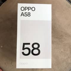 oppo A58 box pack