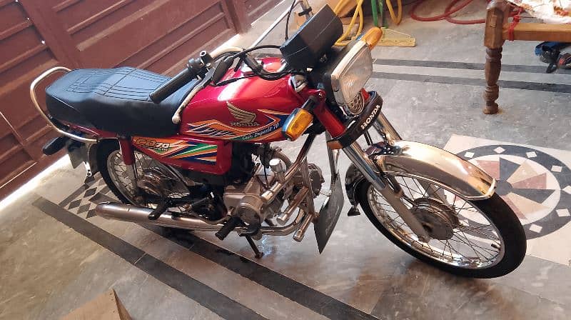 Honda CD 70 2020 model for sell 3