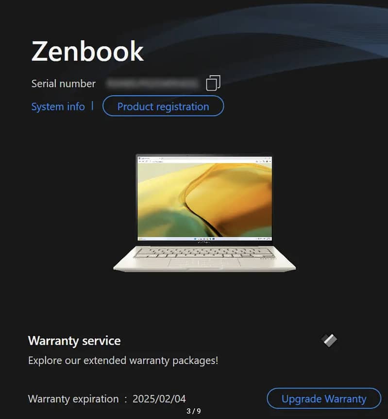 ASUS Zenbook 14-X (Q420) | Core i7 | 13th generation |16-GB 2