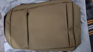 Brown Sleek Leather Laptop Bag