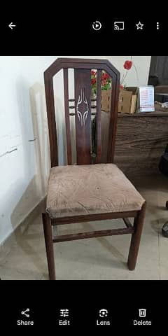 Dining chair Rs. 3000 each