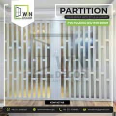 Unfold a New Look with Our Folding Shutter partition PVC Doors