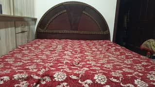 wooden bed used