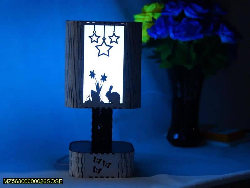wooden Rechargeable Table Lamp COD 8