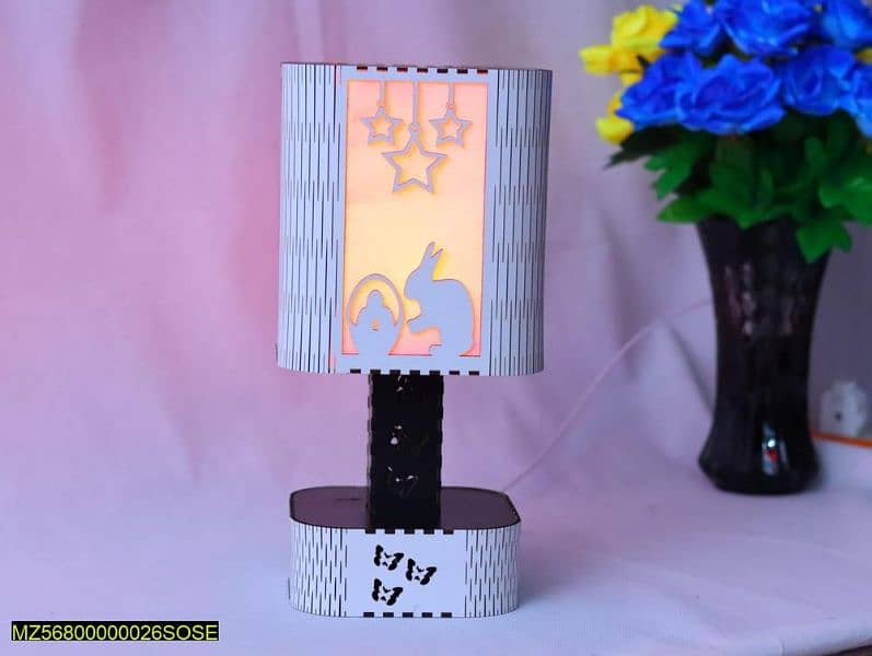 wooden Rechargeable Table Lamp COD 13
