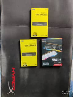 32GB RAMs DDR4 and DDR5