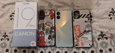 TECNO CAMON 19 NEO COMPLETE BOX WITH PREMIUM COVERS FOR SALE