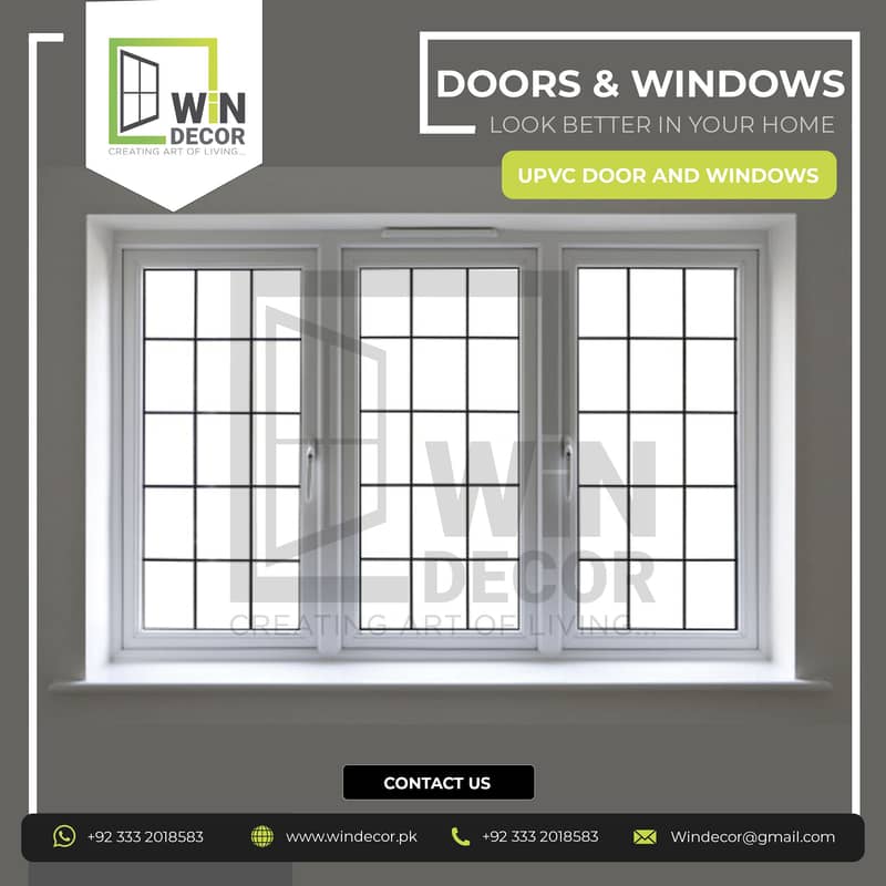 Elevate Your Space with modish UPVC Doors and Windows life time Grntee 1