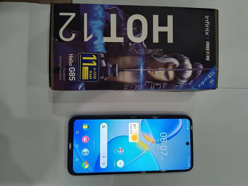 Infinix Hot 12 ( In Warranty) Racing Black 6+5/128 1