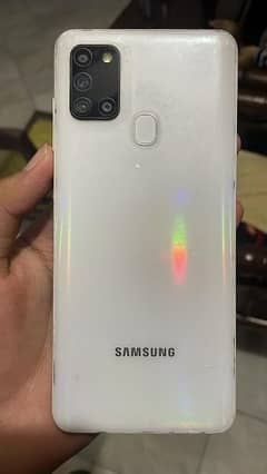 Samsung a21s with box 4/64