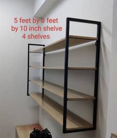 3 shop / office racks shelves just like new for sale