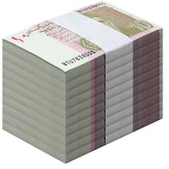 Fresh Note Rs 10 bandal price 1450