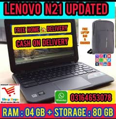 Lenovo Chromebook with 02 gifts and Free Home Delivery + COD