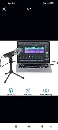 SAMSON Q2U Recording and Podcasting Pack - USB/XLR Dynamic Microphone