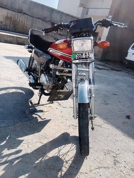 Honda cg 125 self start special edition in vip condition for sell 3