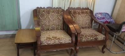 5 Seater Wooden Sofa Set for sale