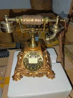 Antique telephone for home decorations