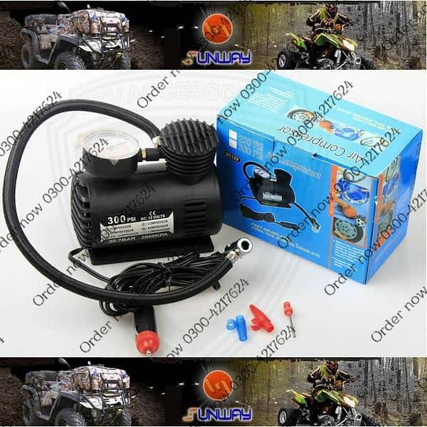 Imported 12 Volt Portable Electric bike Air Pump Car Air Compre 3