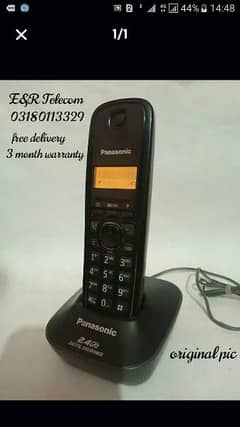 ORIGINAL Panasonic 3411 Malaysia Cordless Phone Free delivery