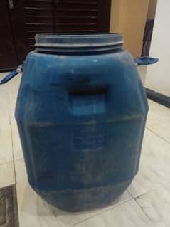 blue tank for storage , water tank