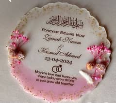 Resin Tray for gifting , customized name available