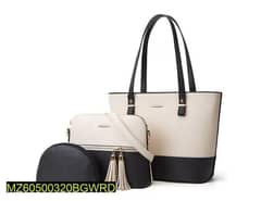 women leather plain shoulder bag