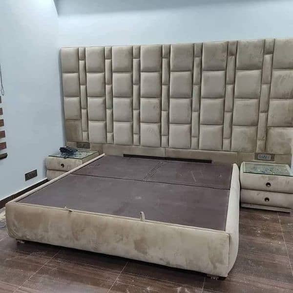 New bed all furniture lany ur poshish ur pand k kam k lay call lary 9