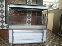 Shawarma + Burger + Fries Counter, Stainless Steel 6 feet size