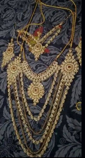 bridal heavy jewelry set 1