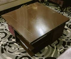 centre table with two cushions