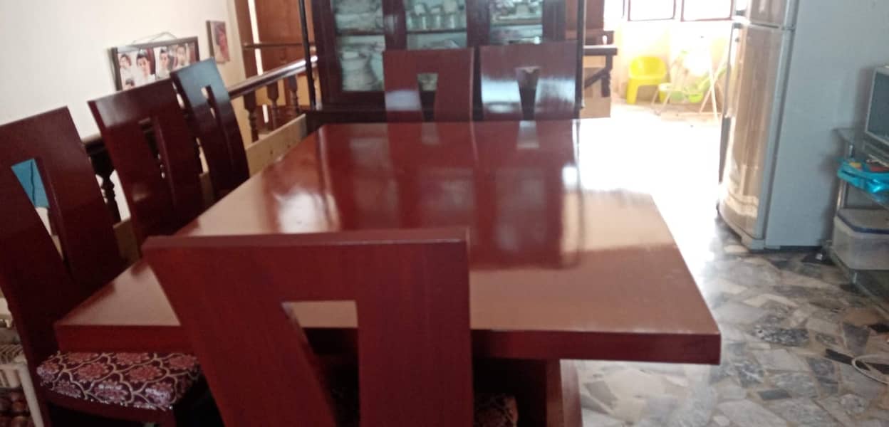 Dining table set with chairs 4