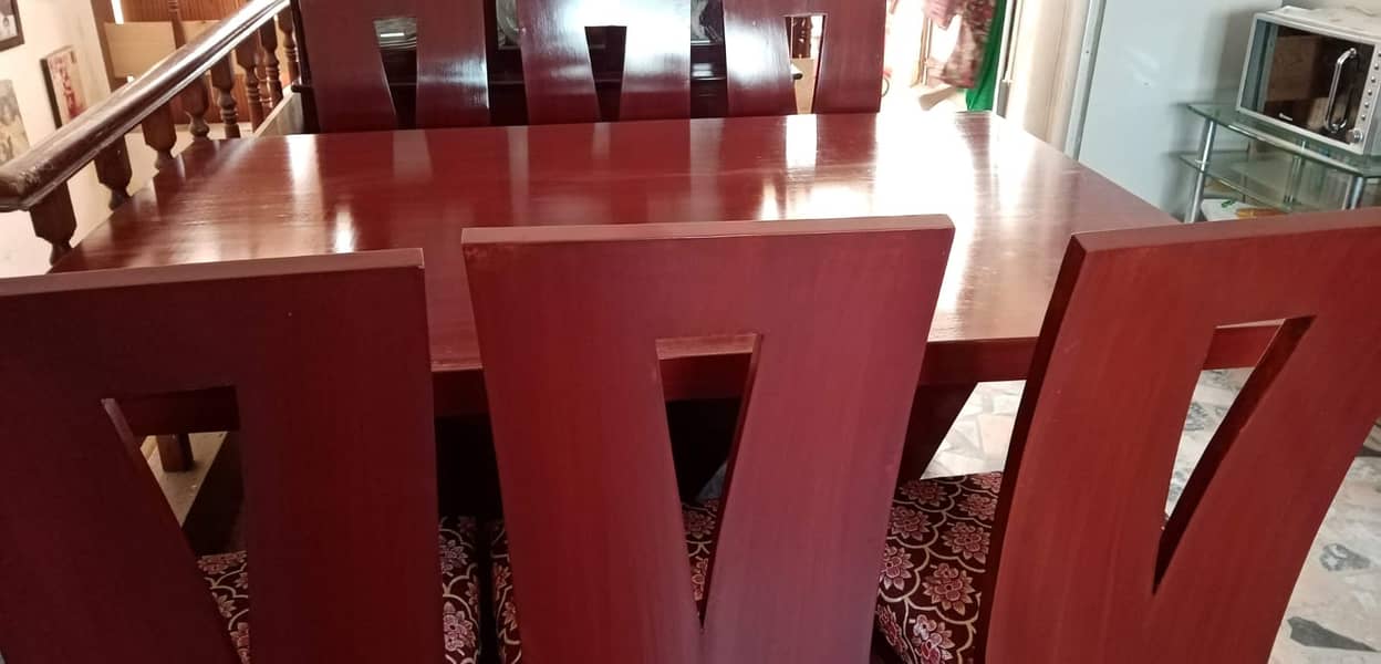 Dining table set with chairs 10