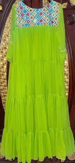 Green brand new fancy 3 piece dress