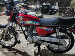 honda C. G. 125 karachi namber 2018.