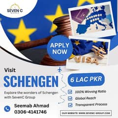 Schengen Visit Visa Only 6 Lac PKR – Limited Offer!