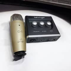 Behringer C1 Professional Condensor Microphone Complete Bundle!