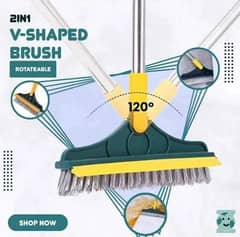 Bathroom cleaning brush