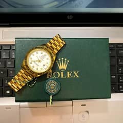 Rolex full golden white dial