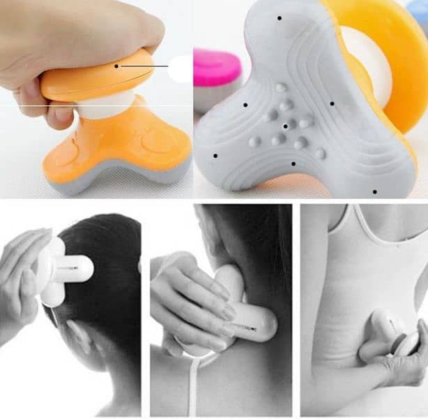 Mini Hand Electric Body Massager | Vibrational | With USB Cable 2