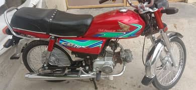 Honda CD 70 2018 Karachi number ha