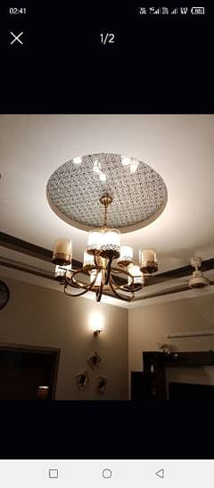 Imported  Chandelier. . . . with 4 Fancy lights.