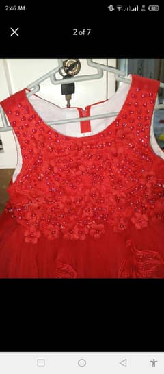 Baby girl Birthday tail frock