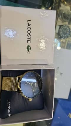 Lacoste Watch Gold
