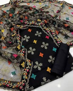 New Collection Embroidered Dress 2k24