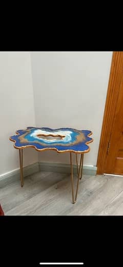 resin blue mixture table