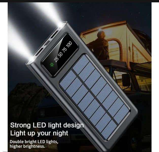 Solar Charger 10000/mAh Outdoor Portable Power Bank 2