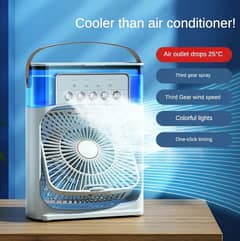 Portable Mini Air Conditioner Fan! (Cooler) 3-in-1 Function