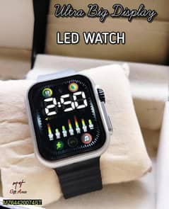 Ultra display LED striped watch