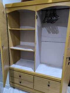 Cupboard Wardrobe with Storage Drawers